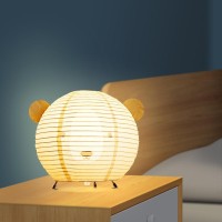 Yy Yearchy Table Lamp Paper Lamp Standing Lamps With Rice Paper Shade For Bedroom Livingroombrown Bear