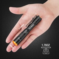 Everbrite Mini Pen Light Rechargeable Pocket Pen Flashlight With Usb C Cable 4 Light Modes 300 Lumens Small Flashlight With C