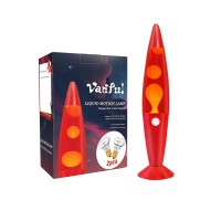 Vanful 16 Inch Liquid Motion Lamp For Adults And Kids Large Red Magma Motion Lamp With Orange Wax For Boys Girls Room Party Dec