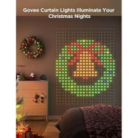 Govee X The Wild Robot Curtain Lights 2 520 Led Smart Led Curtain Lights With Diy Gif Aigc Nonsplicable Rgbic Color Changin