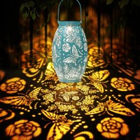 Butterfly Solar Lanterns Birthday Gifts For Women Mom Sister Friends Christmas Gifts Large Size Hanging Solar Lanterns Garden