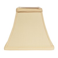 High Quality Fabric Lamp Shade Features a sturdy brass finish metal Bulb Clip that fits securely to your bulb No finial is needed Shade measures 4 top diameter x 8 bottom diameter x 7 slant height Hardback lampshade on white styrene backing Made from high