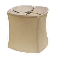 High Quality Fabric Lamp Shade Includes Brass Metallic Finish Washer Washer fitter sits on top of the harp Intended for use with customers own finial Shade measures 14x15 top diameter x 14x15 bottom diameter x 12 height Softback lampshade with white liner