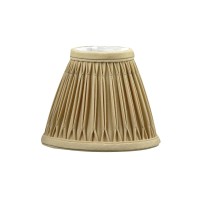 Set of High Quality Premium Lamp Shades This set of 6 chandelier shades features a sturdy brass finish metal Flame Clip that fits securely to your bulb No finial is needed Shade measures 25 top diameter x 5 bottom diameter x 4 slant height Softback chande