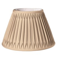 High Quality Fabric Lamp Shade Includes Brass Metallic Finish Washer Washer fitter sits on top of the harp Intended for use with customers own finial Shade measures 65 top diameter x 12 bottom diameter x 75 slant height Softback lampshade with double smoc