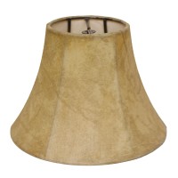 Set of High Quality Premium Lamp Shades This set of 6 chandelier shades features a sturdy brass finish metal Flame Clip that fits securely to your bulb No finial is needed Shade measures 3 top diameter x 6 bottom diameter x 425 slant height Faux animal hi