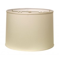 High Quality Fabric Lamp Shade The Washer fitter sits on top of the harp and is secured by the customers existing finial The washer is made with sturdy metal with a brass finish Shade measures 15 top diameter x 16 bottom diameter x 11 slant height Feature