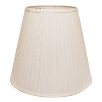 High Quality Fabric Lamp Shade Includes Brass Finish Washer Washer fitters sits on top of the harp Intended for use with customers own finial Shade measures 9 top diameter x 16 bottom diameter x 14 slant height Hardback lampshade on white styrene backing 