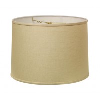 High Quality Fabric Lamp Shade Includes Brass Finish Washer Washer fitters sits on top of the harp Intended for use with customers own finial Shade measures 12 top diameter x 13 bottom diameter x 95 slant height Features highquality construction made from