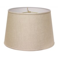 High Quality Fabric Lamp Shade Includes Brass Finish Washer Washer fitters sits on top of the harp Intended for use with customers own finial Shade measures 11 top diameter x 14 bottom diameter x 95 slant height Features highquality construction made from