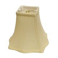 High Quality Fabric Lamp Shade Features a sturdy brass finish metal Bulb Clip that fits securely to your bulb No finial is needed Shade measures 35 top diameter x 8 bottom diameter x 675 slant height Softback lampshade with vertical piping and white liner