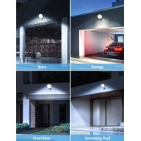 Led Barn Light Dusk To Dawn Outdoor Lighting With 150 Adjustable Photocell 150W 20000Lm 6500K Daylight Outdoor Lights Ip66 W