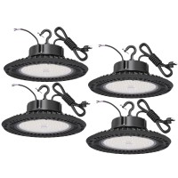 Bft Ufo Led High Bay Light 240W 4Pack Etl Listed High Bay Led Shop Lights 010V Dimmable 36000Lm 5000K High Bay Led Light With U