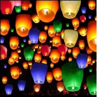 Nufroupel Paper Lanterns To Releasein Memory 12 Pack Color Chinese Lanterns Easy To Use Paper Lanterns Were The Highlight Of