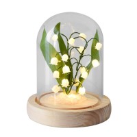 Qcdesoulblv Lily Of The Valley Lamp, Diy Flower Night Lights Material Kit Artificial Flowers With Night Lights Fake Lily Of Valley For Women Valentine'S Day Mother'S Day