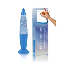 Vanful Glitter Motion Lamp With 7 Colors Changing For Adults And Kids Blue Led Lamps With Snowflake Sparkles Beautiful For Home