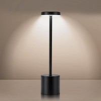 Masuper Cordless Table Lamps Rechargeable Lamps Touch Control 3 Color Temperature Stepless Dimmable Led Portable Wireless L