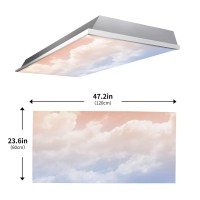 2Pcs Fluorescent Light Covers For Classroom Ceiling Lights Magnetic Light Covers Fluorescent Light Filters For School Home Offic