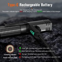 Edc Flashlight Rechargeable 90 Degree Flashlight With Magnet 400 High Lumens Nicron L74 Mini Flashlight Compatiable With Aaa Ba