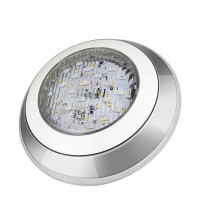 Onsaya Led Ring Fountain Underwater Light - Stainless Steel Ip68 Led Swimming Pool Light, Recessed Underwater Submersible Night Light Landscape Light (Color : Warm White Light, Size : 18W(12V))