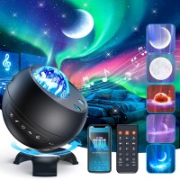 Star Projector Galaxy Lights For Bedroom 15Colors Northern Lights Projector 15White Noisebluetooth Speaker Galaxy Projector Re