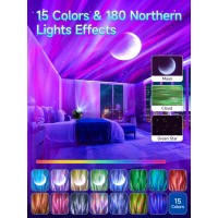 Star Projector Galaxy Lights For Bedroom 15Colors Northern Lights Projector 15White Noisebluetooth Speaker Galaxy Projector Re