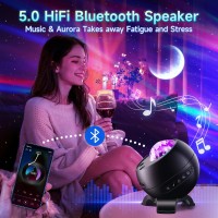 Star Projector Galaxy Lights For Bedroom 15Colors Northern Lights Projector 15White Noisebluetooth Speaker Galaxy Projector Re