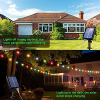 Electight Solar Smart Fairy Lights 49Ft15M App Remote Control 150 Leds Rgbic String Lights 99 Modes Musicvoice Sync