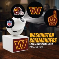 Sporticulture Nfl American Football Minnesota Vikings Adjustable Led Mini Spotlight Projector With 6 Team Logo Designs Porta