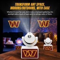 Sporticulture Nfl American Football Minnesota Vikings Adjustable Led Mini Spotlight Projector With 6 Team Logo Designs Porta