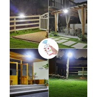 Lifengsoler 1000Lm High Bright Motion Sensor Outdoor Lights 208Leds Solar Flood Lights Outdoor Waterproof With Motion Sensor C