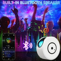 Star Projector Galaxy Light Projector 3 In 1 Galaxy Projector With Bluetooth Speaker Night Light Projector For Bedroom With R