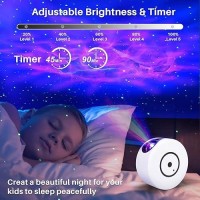 Star Projector Galaxy Light Projector 3 In 1 Galaxy Projector With Bluetooth Speaker Night Light Projector For Bedroom With R