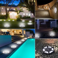 Generic Solar Ground Lights For Outdoor, 1Pc Ground Lights Outdoor With 12 Led Lights Source Automatic Induction-Outdoor Lights Garden Lights For Pathways Garden Yard Patio Lawns Ip65