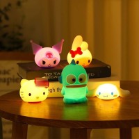 Cute Cartoon Night Light Silicone Desk Lamp Decor Night Light Kawaii Sleep Night Light As Best Gifts For Women Teens Boys Girl