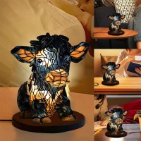 Gerrit Cute Animal Table Lamp For Adult Kids Beautiful Cow Table Lamp With Usb Bedside Lamp For Living Room Bedroom Dormito