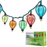 Googic 11Ft Multicolor String Lights With 10 Bulbs Colored Backyard Patio Lights String Lights Hanging Indooroutdoor Ul Liste