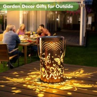 Fabuday Butterfly Outdoor Solar Lantern Waterproof Hanging Solar Power Lights Led For Outside Garden Decor For Patio Porch