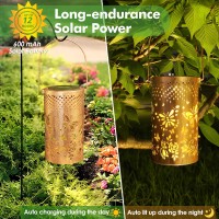 Fabuday Butterfly Outdoor Solar Lantern Waterproof Hanging Solar Power Lights Led For Outside Garden Decor For Patio Porch