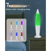 Vanful Led 7 Colors Changing Lamp For Adults And Kids As Night Light Liquid Motion Lamps Perfect For Home Bedroom Living Room O