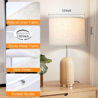 Outon Drum Lamp Shades For Floor Lamps 12 Top X12 Bottom X 9 High Easy To Assemble Replacement Linen Lampshades For Tab