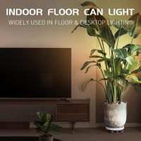 Besunine Up Lights Indoor Floor Can Light With 3000K Gu10 Bulb Accent Lighting Spot Lights Indoor For Home Plant Picture Uplight