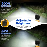 48W Led Work Light For Dewalt 20V Battery 4800Lm Cordless Work Light With Dual Switch To Protect Battery Underhood Flood Lights