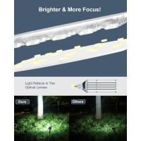 Adiding Solar Spot Lights Outdoor 4 Pack Solar Lights For Outside With Optical Lenses 3 Brightness Spotlight Landscape Lightin