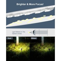 Adiding Solar Spot Lights Outdoor 2 Pack Solar Lights For Outside With Optical Lenses 3 Brightness Spotlight Landscape Lightin