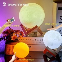 Moon Lamp 16 Color Moon Night Light Usb Night Light For Kids Led Moon Light Ball With Stand Remotetouch Control Nightlight