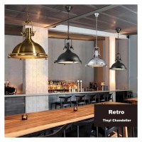 Hu Ting-Us Luxurious Chandelier, Industrial Retro Chandelier Personality Bar Restaurant Kitchen Pub House Villa Office Study Cafe Light Lamps (Color : Vintage Bronze)