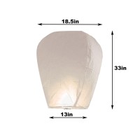 20Packs White Paper Decoration Chinese Lanterns To Release In Memorial Decorative Paper Lanterns For Holiady