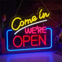 Come In Were Open Neon Sign For Wall Decor Open Led Neon Signs Lights For Caf Bar Restaurant Retail Store Party Pub Decorati