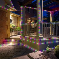 Ariceleo Solar String Lights With Pvc Tube 4 Pack 33 Ft 100 Led Multi Color 8 Modes Durability Waterproof For Outdoor Us